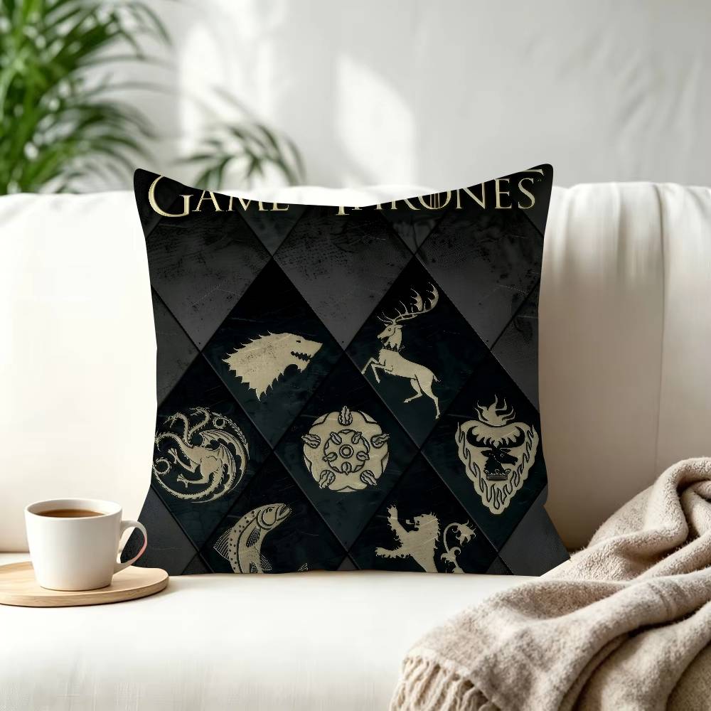 Cushion Cover Pillowcase Upholstery Sofa Throw Pillow Home Decor Pillowcas Movie GGame Of TThrones