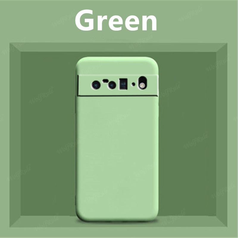 For Google Pixel 6 Pro Case Cover Pixel 7 6 Pro 6A Capas Shockproof Back Liquid Silicone Bumper TPU Soft Case Pixel 6 Pro Fundas