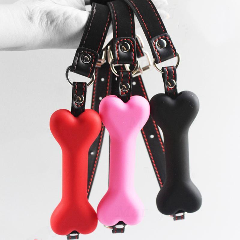 Solid Silicone Cute Dog Bone Ball Gag Mouth Plug Mask BDSM