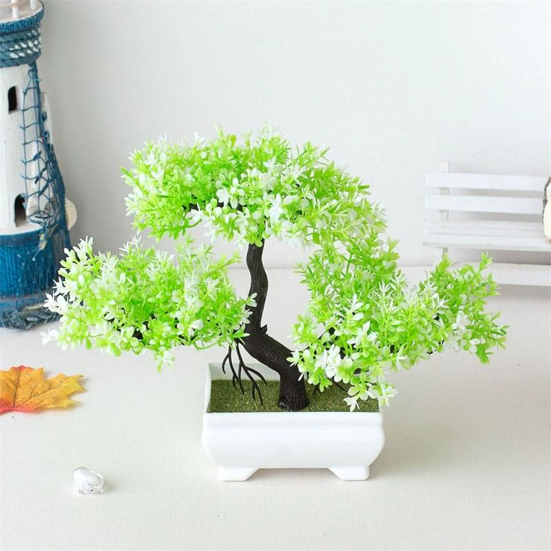 1ks Umělý květ Borovice Rostlina Fotografie Rekvizita Svatební domov Bonsai Dekor? Vánoční ozdoba