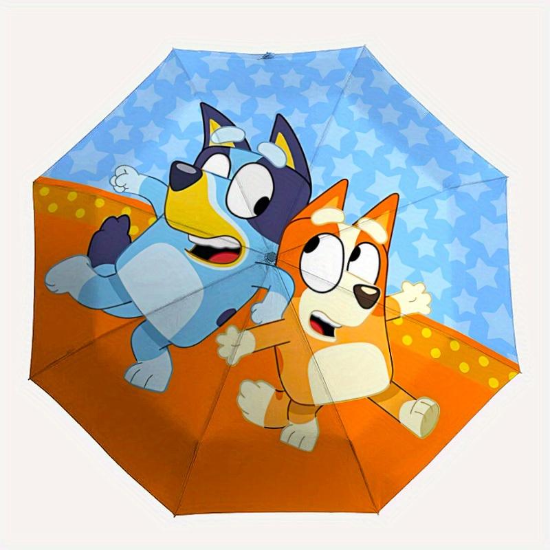 

1pc Bluey, Bingo Dog Automatic Umbrella 8-Bone Design Compact Gear for Outdoor Travel, Perfect Gift for Friends or Family yy250822090