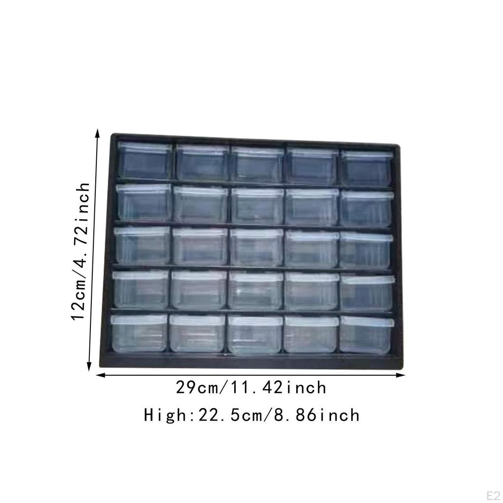 Drawer Storage Cabinet Organizer Tool Box Bathroom Bead Container, Garage Organization for