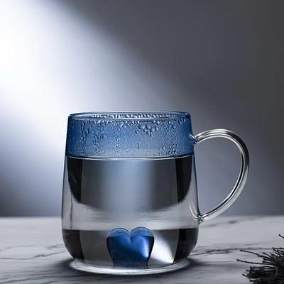 Creative Love Glass Cups Gradient Erotic Couple Warm Heart Cup Milk Juice Coffee Cup Water Cup Coffee Mugs Drinking Glasses