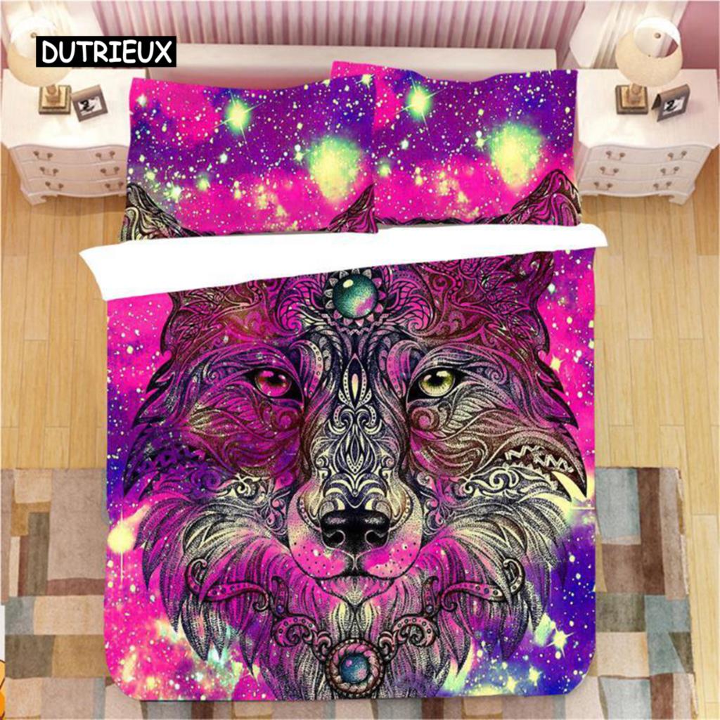 

Dream Catcher Пододеяльник King Double Розовый Starry Universe Queen Size для детей и девочек Пододеяльник из микрофибры EU single(135x200cm)