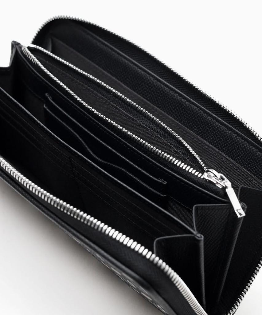 Dressteria Airedale Round Zipper Long Wallet No. 863613 Black