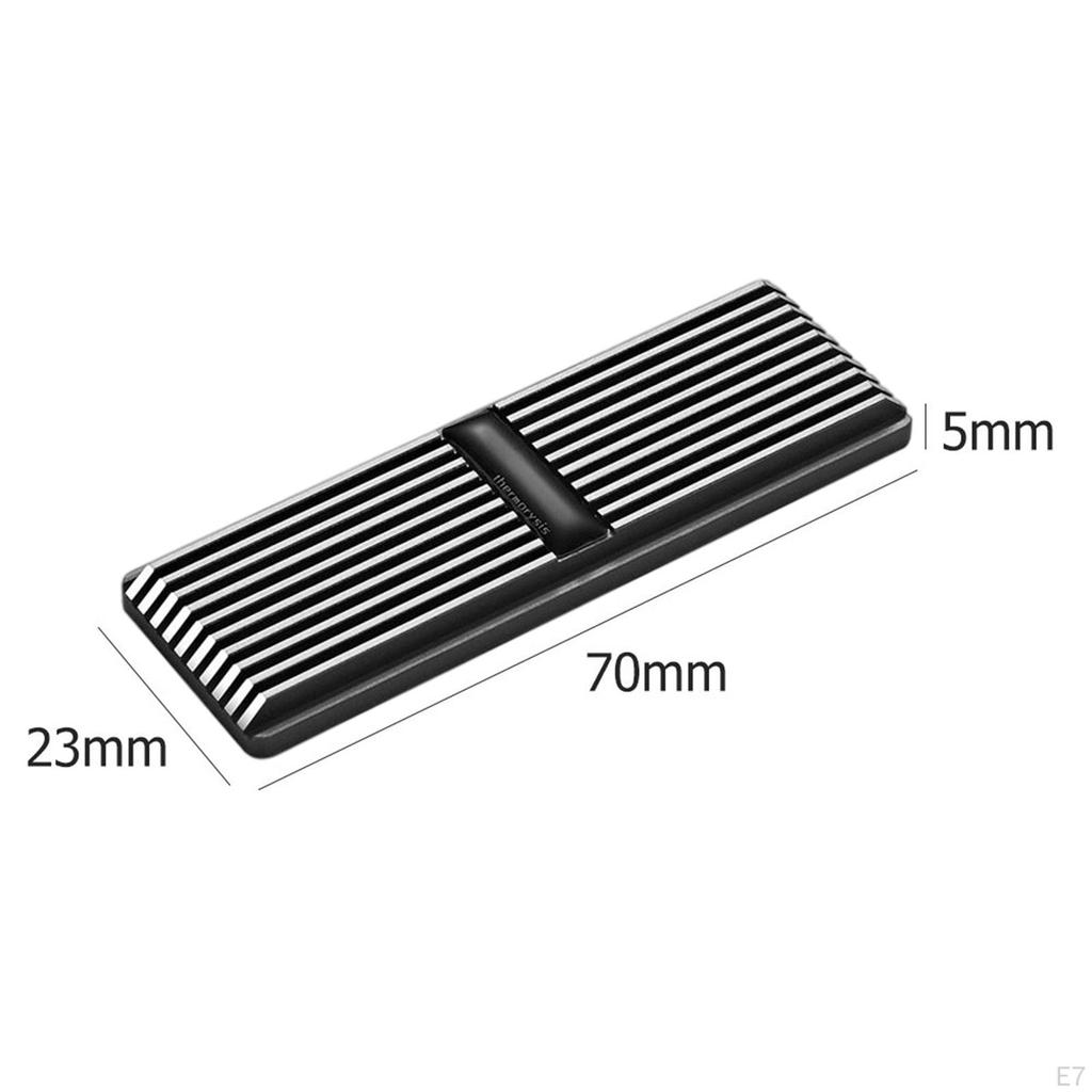 M.2 .2 2280 Aluminum Cooler Portable with Thermal Silicone for Laptop Computer