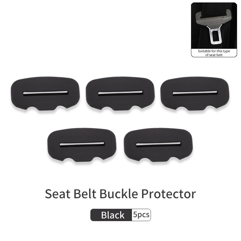 2025 Hot Silicone Car Seat Belt Buckle Cover For BMW G30 G20 F30 F10 G01 X1 X2 X3 X4 X5 X6 X7 Anti-Scratch Auto Safety Belt Clip