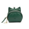 Yocipa Frog Leather Coin Case with Keychain, Cute Women's Genuine Leather Mini Wallet, Cute Coin Purse with Keychain, Multifunctional Small Wallet