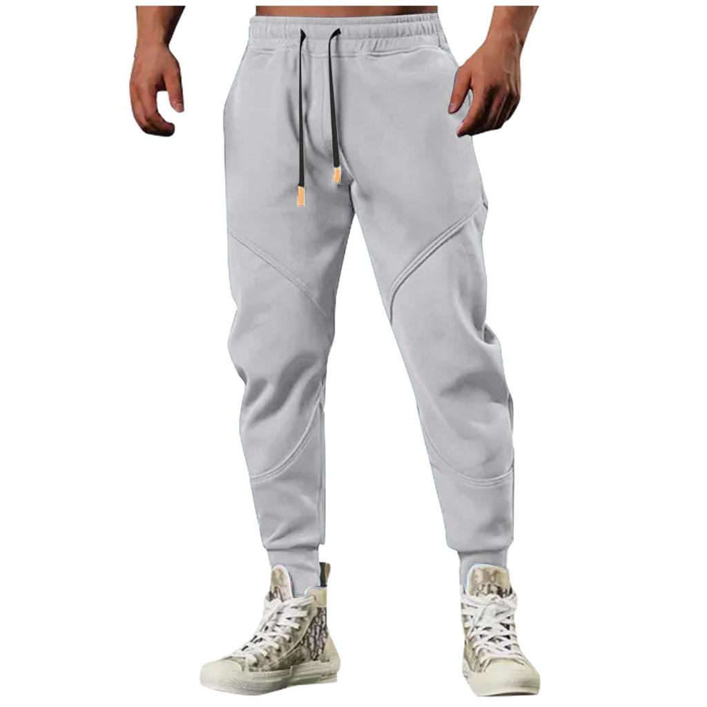 Casual Sports Pants Men's Loose Leggings Long Panel Fitness Running Training Pants