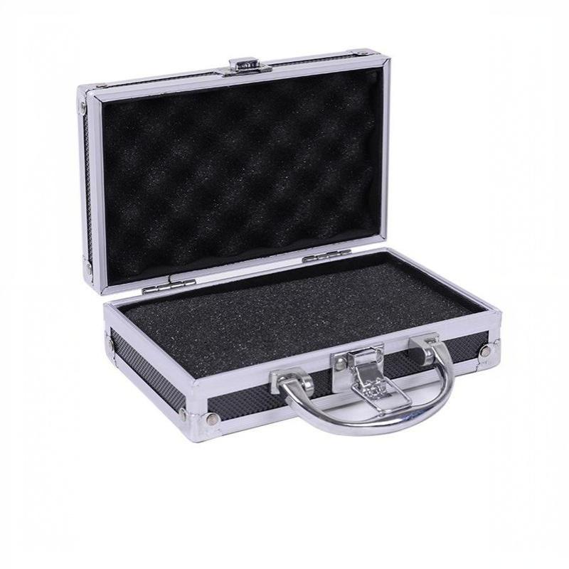 Shockproof Aluminum Alloy Tool Box Heavy Duty Anti-Impact Storage Case for Home Garage Workshop Repair