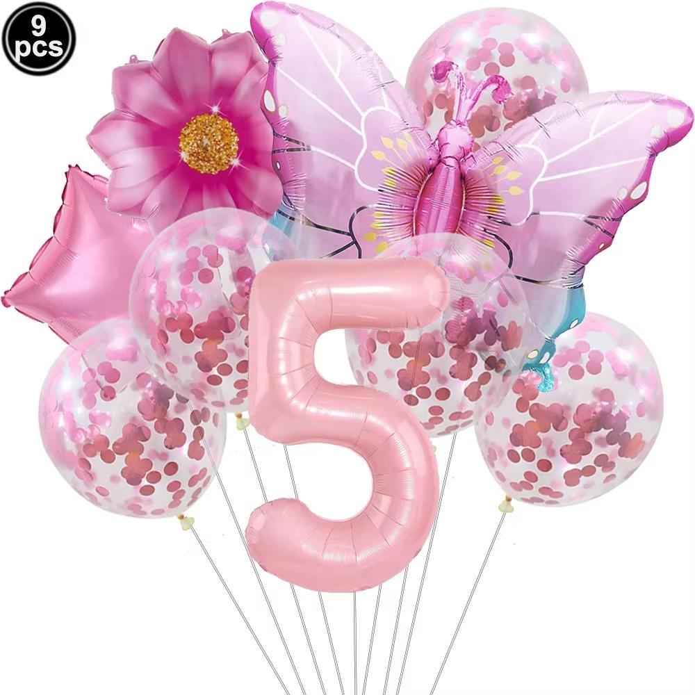 Butterfly Birthday Party Decoration Disposable Party Plates Cup Napkin Tablecloth Butterfly Knìfe Birthday Decoration Baby Showe