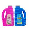 500Ml Bubble Solution Refill - Pink Blue Non-Toxic Bubble Liquid Portable Handle Bottle Ideal For Kids Outdoor Play Party