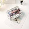 PVC Trendy Star Series Storage Cosmetic Transparent  Fashion Square Travel Makeup Bag