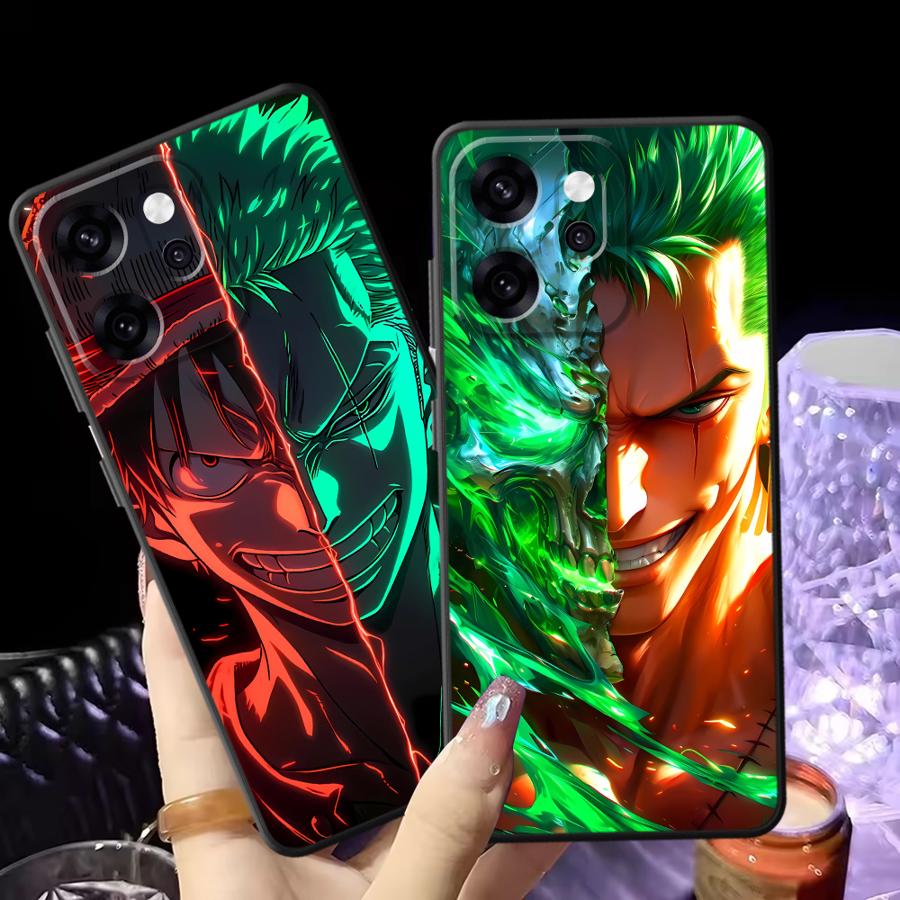 Ones Pieces Luffy Case for Oppo A74 F9 F11 F29 A76 A93 A98 A78 A96 Reno 4F 5 6 7 8 10 11 14 A84 A83 Phone Cover