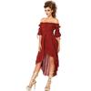S-XXL Vintage Greek Goddess Disco Dress Stage Performance Costume Women