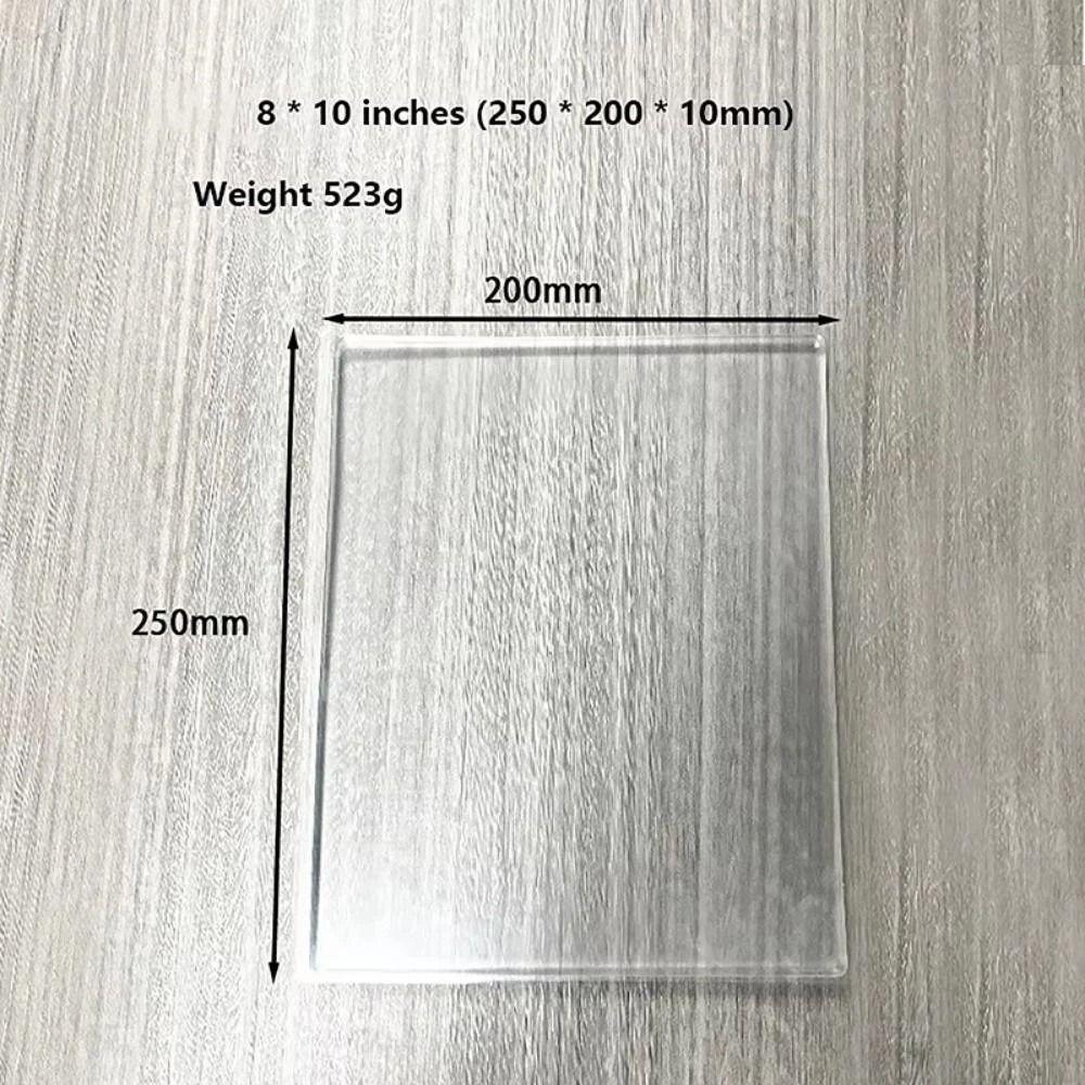 Reusable Gel Plate Silicone Gel Arts Clear Plate New Gel Printing Plate  Printmaking Supplies