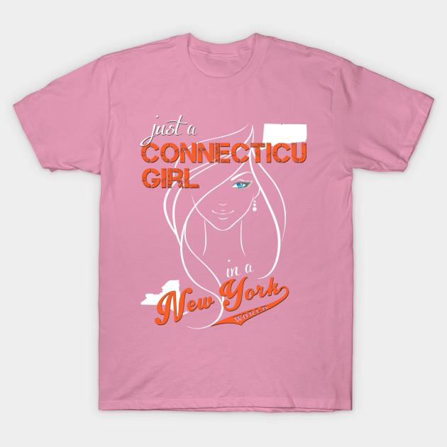 T Shirt Women Connecticut York Harajuku Print Kawaii Tshirt Summer Short Sleeve Female T-Shirt Top Tee