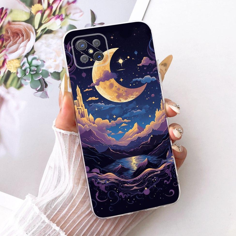 Clear For Oppo Reno 4Z 5G Case CPH2065 Cute Cat Fashion Butterfly Funny Painted Cover For Oppo Reno4 Z 5G Phone Casing