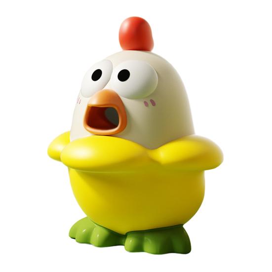 Squeaky Chick Squeeze Toy Stress Anxiety Relief Screaming Duck Sensory Toy Portable Travel Calming Decompression