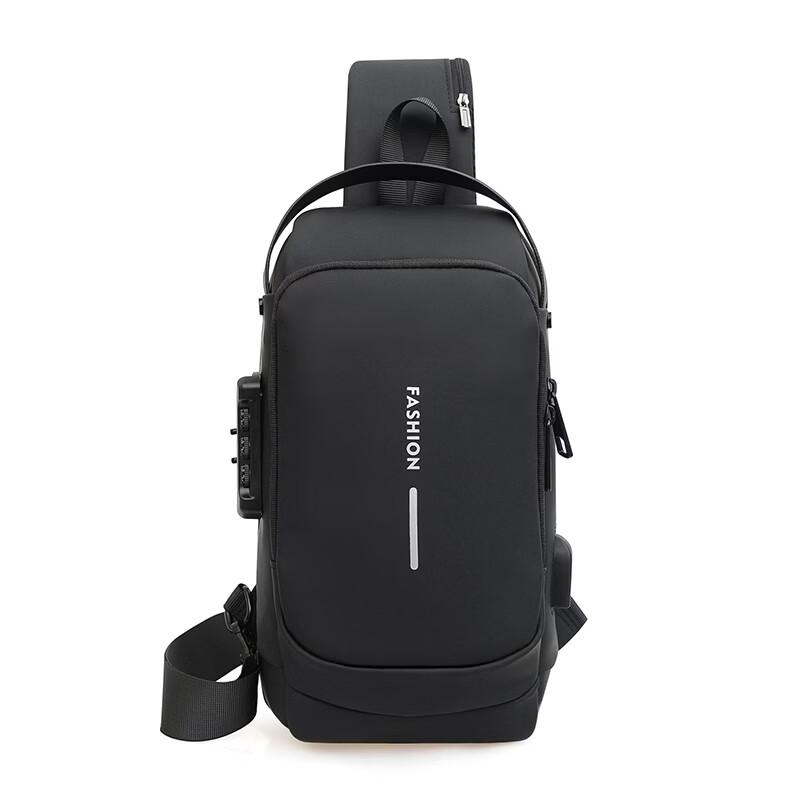 OGAR Men's Anti-theft USB Charging Crossbody Chest Bag