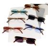 Brand Designer Small Rectangle Rimless Sunglasses for Men Women Trendy Driving Sun Glasses Ladies Travel Eyewear UV400
