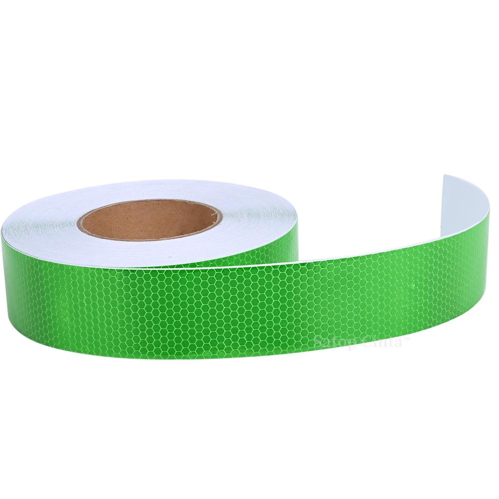 5cm*5M Car Reflective Tape Safety Warning Car Decoration Orange Sticker Reflector Protective Strip Film Auto Motorcycle Stickers