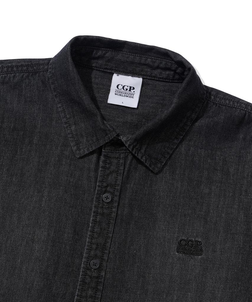CGP Denim Shirt - Washed Black