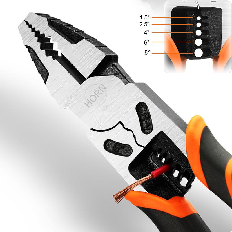 6''8''9'' Multifunction Pliers Set Combination Pliers Stripper/Crimper/Cutter Heavy Duty Wire Pliers Diagonal Pliers Hand Tools