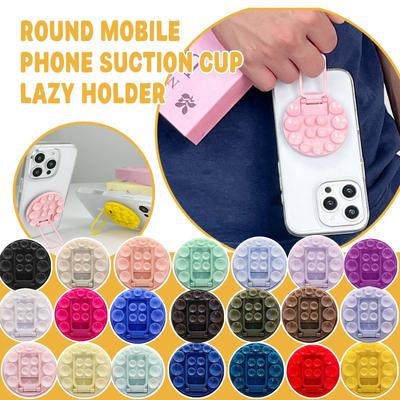 Support Téléphone à Ventouse Accessoires Poignée Téléphone Tendance 2.17in Forte Aspiration Poignée Téléphone Adhésive Silicone Soporte Celular Pour Selfies Et Vidéos
