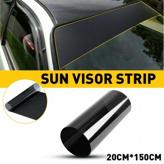 Sun Strip Visor Windshield Banner Premium Vinyl Decal Cast PVC Film Gloss EOA
