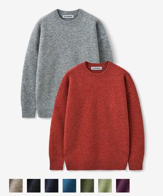 BLOND9 Wool Boucle Round Knit ( 9 Colors )