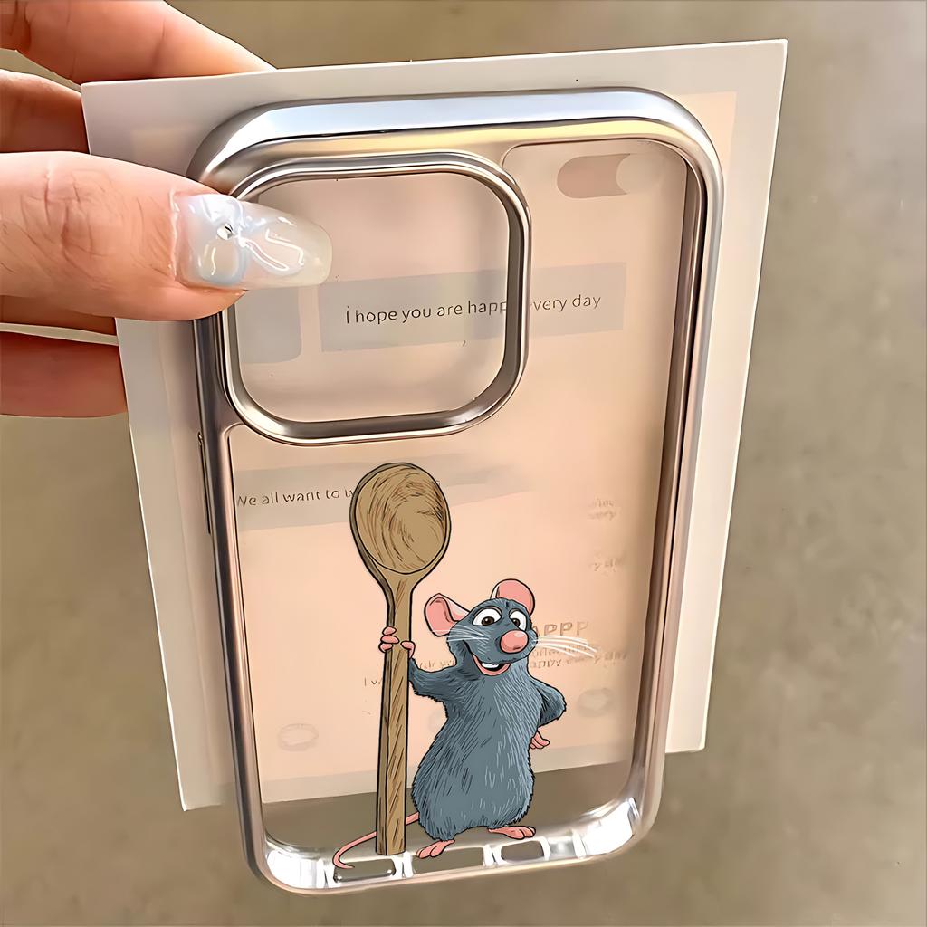Film R-Ratatouille Remy Phone Case for iPhone 17 16e 16 15 14 13 12 11 Air Pro Max X XR XSMAX 8 7 Plus Luxury Clear Back Cover