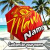 Custom Name Personalized Manchester Football F.C Print Umbrella, Auto Open Close, 8‑Rib Sturdy Frame, Commute Camping Hiking Use, Birthday Gift