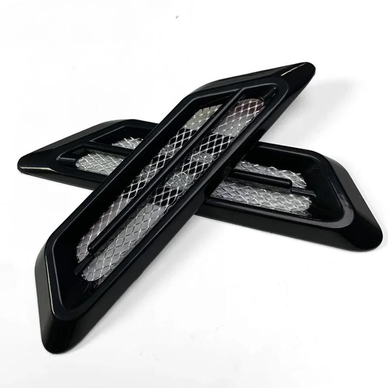 

2pcs car air intake for shark gill side outlet strip, waterproof, for Renault auto tuning supplies, gill-shaped hood accessories 2pcs