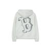 MLB Basic Mega Sweatshirts Men's Gray Hooded Moderate Cardigan 3ATRB0334-43MGL
