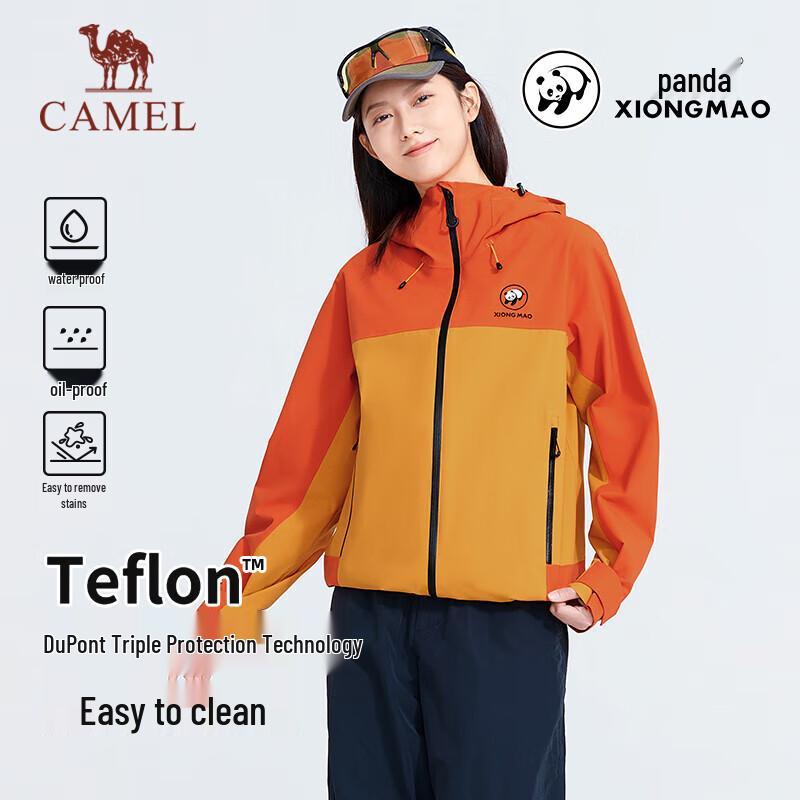 Camel Unisex 3-Proof Outdoor Windbreaker Jacket