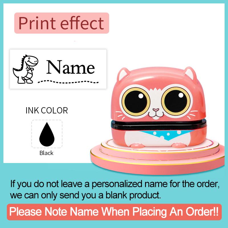 

Personalized Kindergarten Name Stamp | Waterproof Engraved Seal for Baby | Non-Fading School Gift & Student Art Supplies