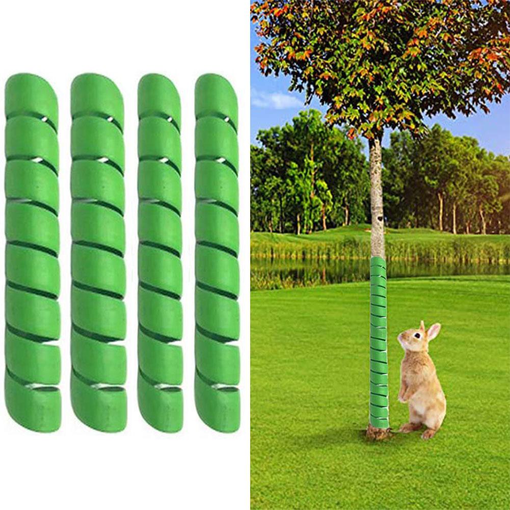 4Pcs Tree Wrap Tree Trunk Protector Protect Bark Spiral Tree Guard Insect Proof Plastic Cover Gardening Tools