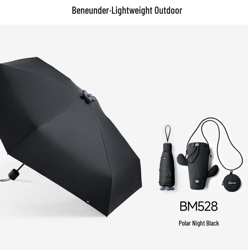 Bananaunder UV Protection 5-Fold Sun & Rain Umbrella