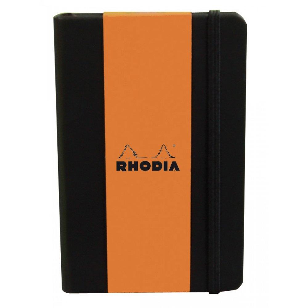 

RHODIA Web Notebook, A5, Dot Ruled, 192 Pages, Italian Leatherette Hardcover, Ivory Paper, 90g/m², PEFC Certified, Black, RHODIA WEBNOTEBOOK cf118769