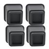4Pcs Shock-Absorbing Bed Foot Pads Adjustable Height Table Lifters Sofa Height Enhancers  Home