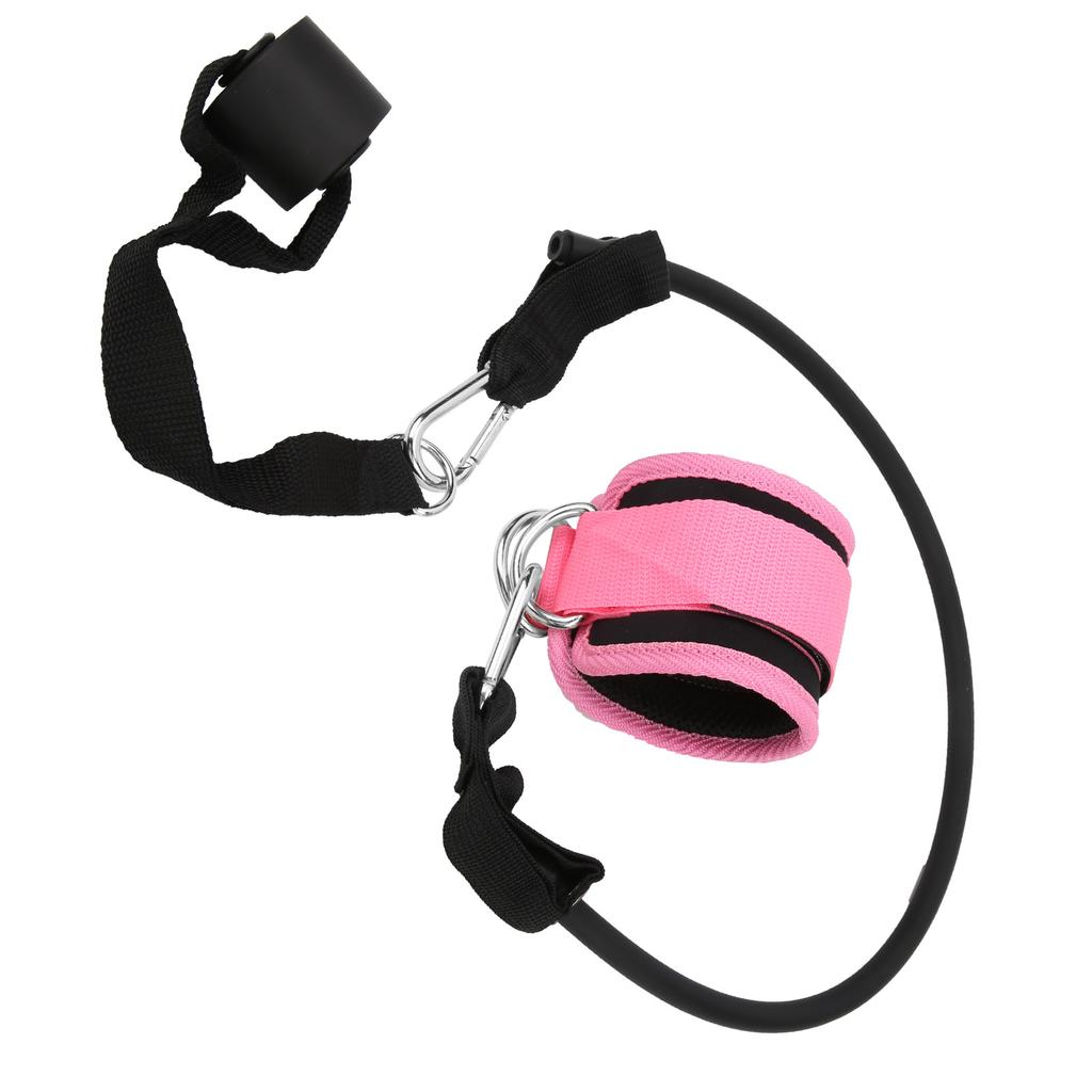 Ankle Strap Set Double Metal DRing Fitness Ankle Strap for Legs Butt and   Exercise(Pink Set )