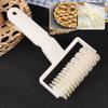 Pizza Dough Roller Cutter, Plastic Baking Texture Wheel for Cake Decorating, Manual Ribbon Stripe Cutter for Pastry Cookies, Kitchen Tool