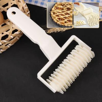 Rotella Taglia Pasta per Pizza, Rotella Texturizzante in Plastica per Decorare Torte, Taglierino Manuale a Nastro per Pasticceria Biscotti, Strumento da Cucina