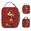Alvin And The Chipmunks Lunch Bag Portable Insulated Lunch Box Child Office Print Cooler Bag Fashion Oxford Thermal Lunch Bags