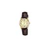 LTP-V002GL-9B Women's Gold-Tone Leather Band Date Watch