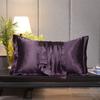 Luxury Blending Mulberry Silk Pillowcase Satin Soft Silky Two-sided Pillow Case Skin Beauty Skin Friendly Pillow Cover Solid