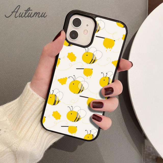 Bee Keeping Honey Bees Phone Case for iPhone 11 12 13 14 Pro Max mini XR XS SE 2020 7 8 Plus Samsung Galaxy S21 S22 Cover shell