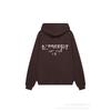 Oversized Cotton Hoodie Men Women Fall Streetwear Letter Print Loose Fit Casual Pullover