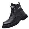 Martin boots men's autumn and winter velvet warm men's leather wool high-top cotton shoes